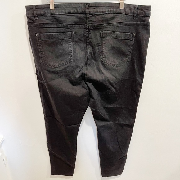 Yours Clothing Ava Black Washed Skinny Jean - US 22 - Picture 6 of 7